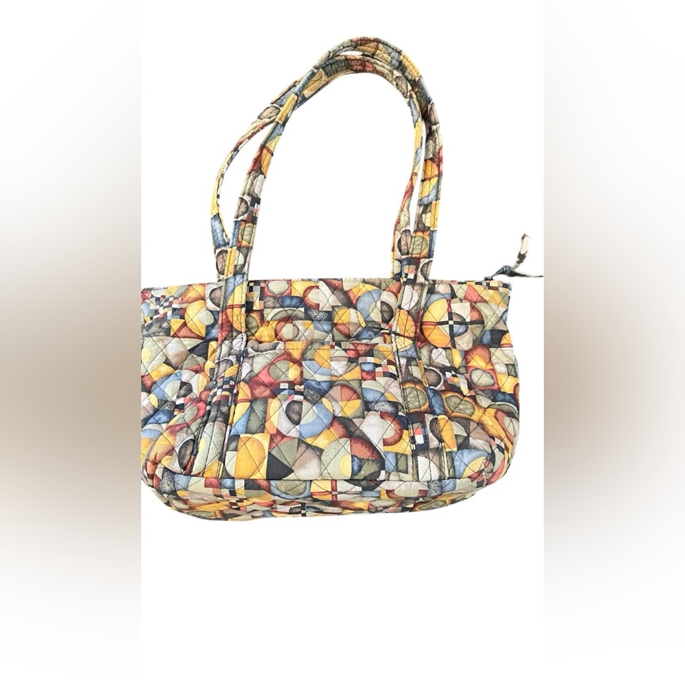 Larenda mosaic quilted purse shoulder bag lots of pockets handbag - Picture 1 of 9
